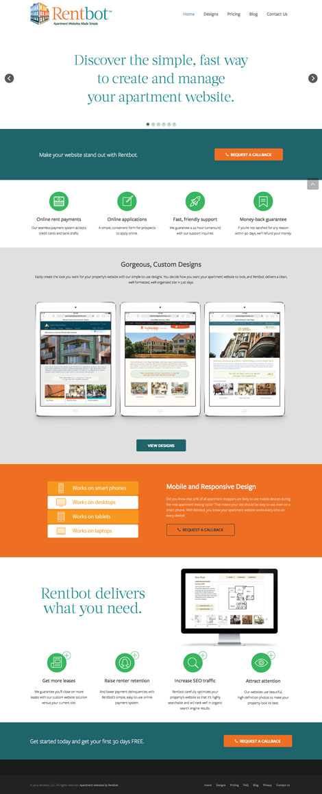 Apartment Website Solutions by Rentbot